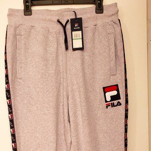 Fila Andris Men's Sweatpants Jogger Large NWT